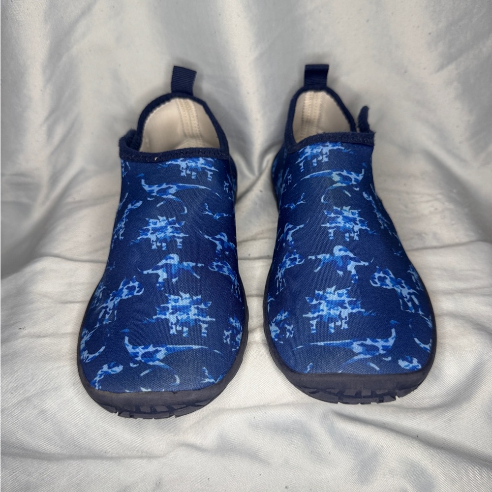 Limberun Kids Water Shoes – Blue Shark/Marble Pattern – Size 34 (US Youth ~2–3)